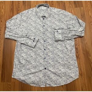 Christian Lacroix Shirt Mens Extra Large Contemporary Fit Abstract Print